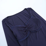 Long-Sleeve Ruched Detail Top image 6