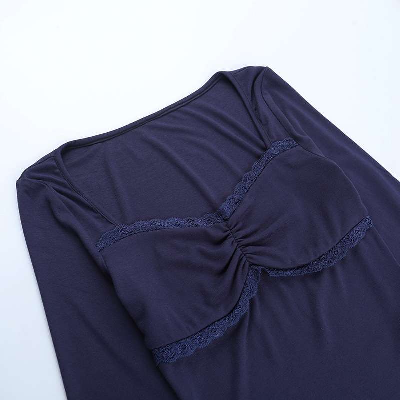 Long-Sleeve Ruched Detail Top image 6