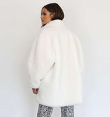 Faux Fur Fuzzy Warm Winter Outwear image 7