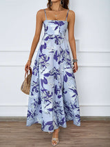 Floral Print Sleeveless Maxi Dress image 1