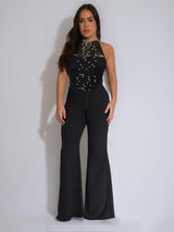 Embellished Halter Jumpsuit image 3