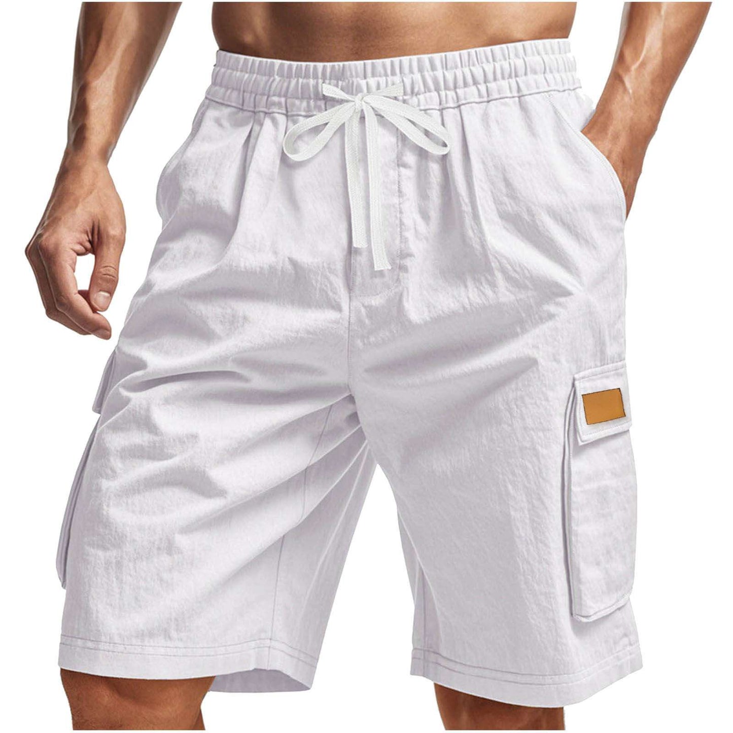 Men's Drawstring Cargo Shorts image 3