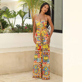 Abstract Print Maxi Dress image 5