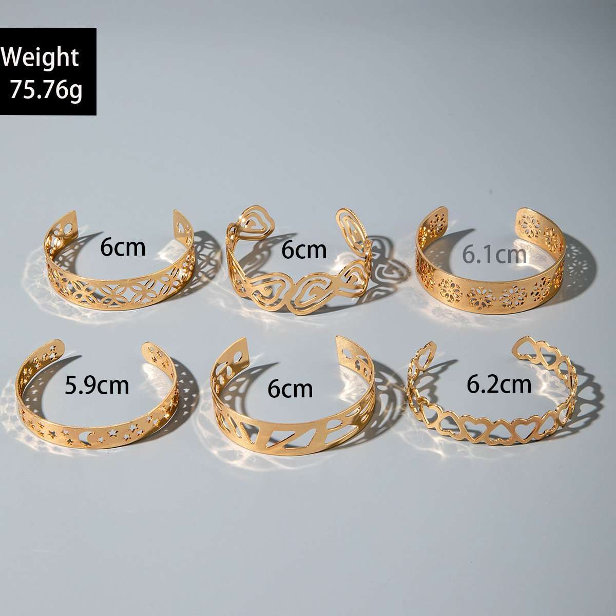 Cutout Bracelets Set image 5