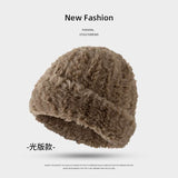 Winter Casual Beanie Hat - L, Brown image