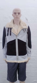 Distressed Faux Jacket Autumn Winter image 3