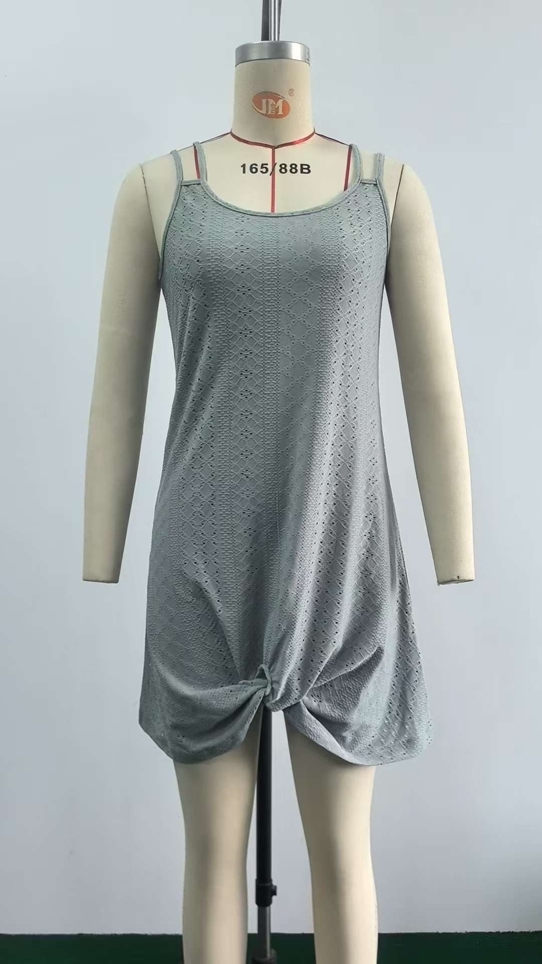 Knotted Sleeveless Summer Dress image 4