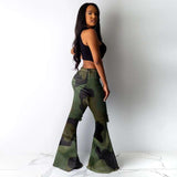 Camoflauge Print Flared Pantts image 2