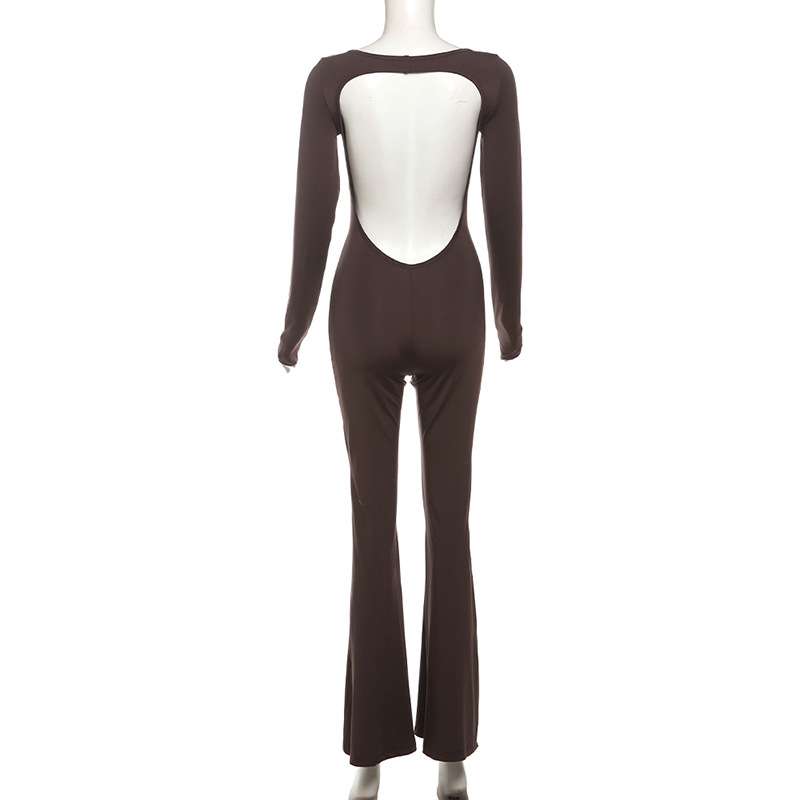 Backless Split Hem Jumpsuit image 6