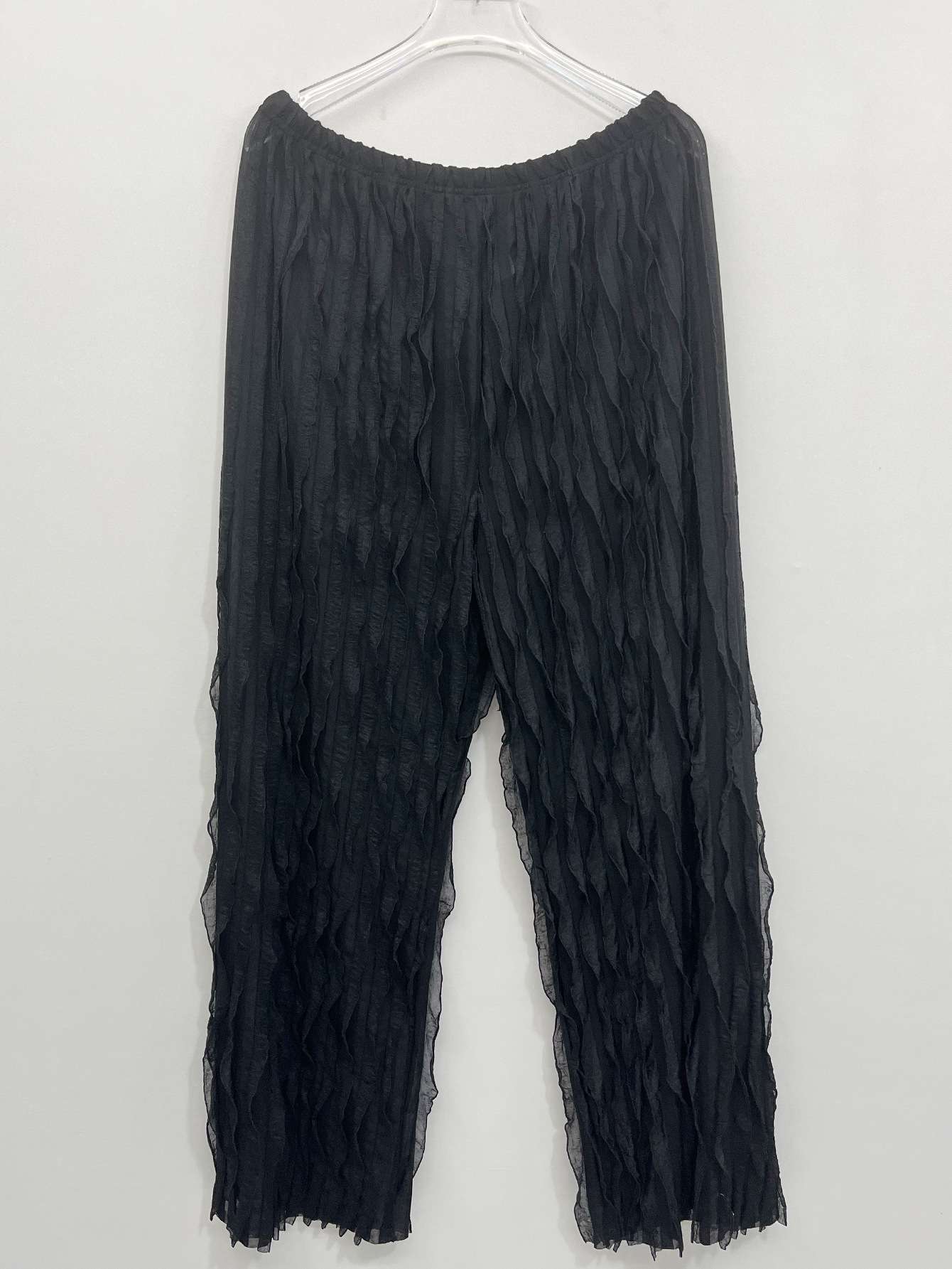 Wave Ruffles Wide Leg Pants image 2