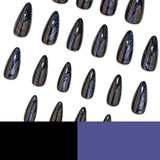 Galaxy-Inspired Black Nail Art image 4