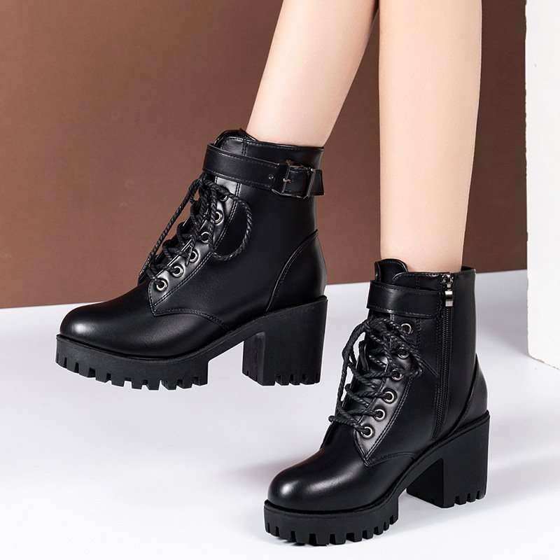 Side Zipper Winter Ankle Boots Snow Boots image 0