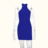 Halter Neck Bodycon Mini Dress image 5