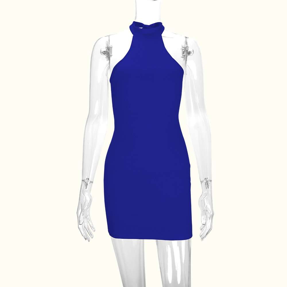 Halter Neck Bodycon Mini Dress image 5