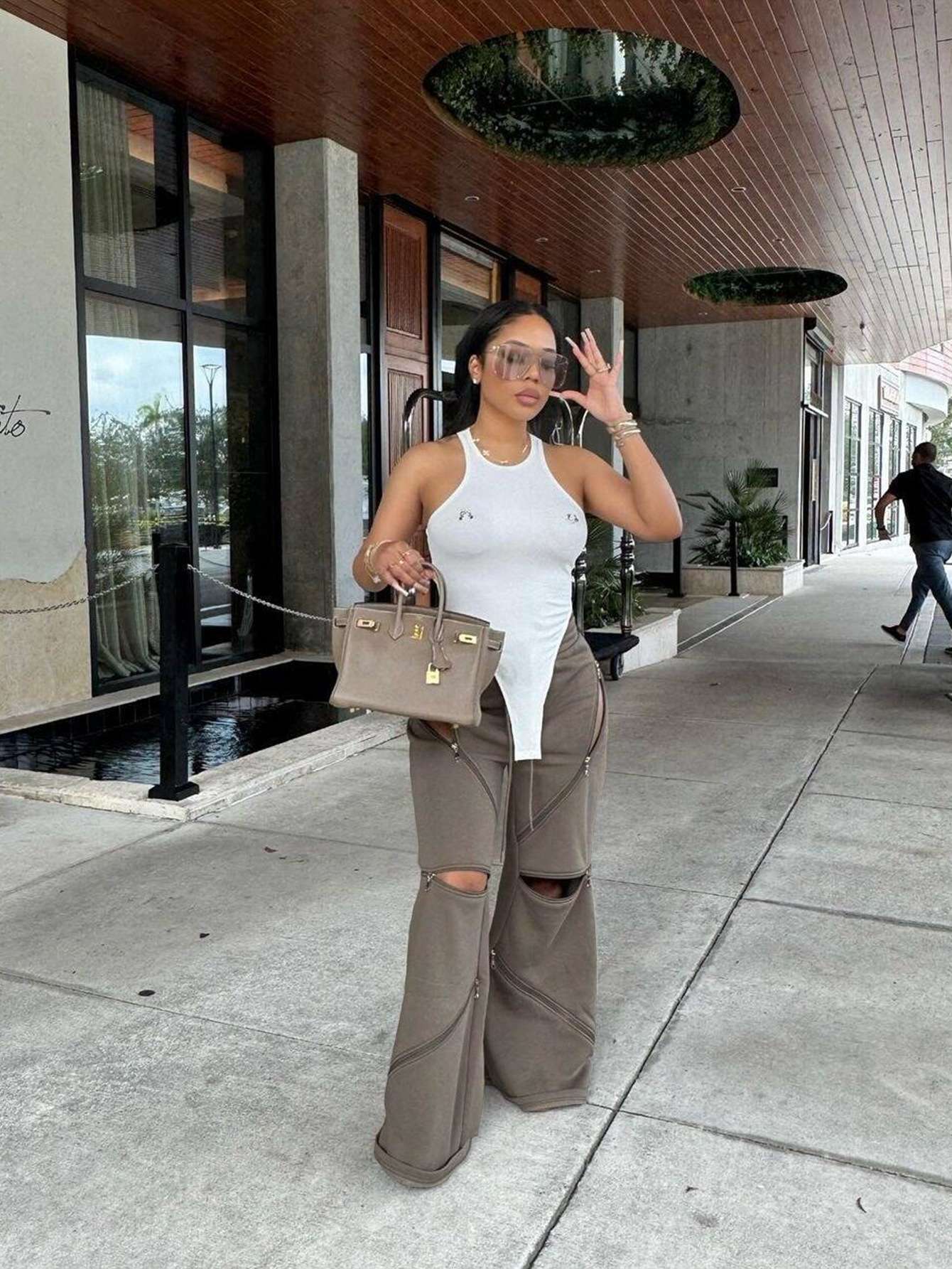 Zip It Up sweatpants - L, Grey image