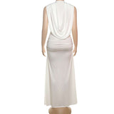 Elegant Draped Maxi Dress image 7