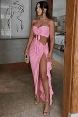 Scarlet Sands Halter Two-Piece Set image 2