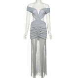 Off-Shoulder Gown with Cutouts image 4