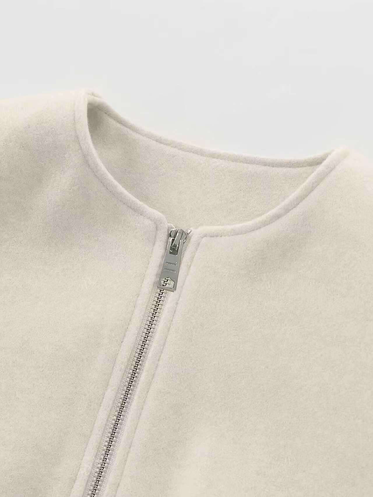 Cozy Oversized Bomber Jacket image 5