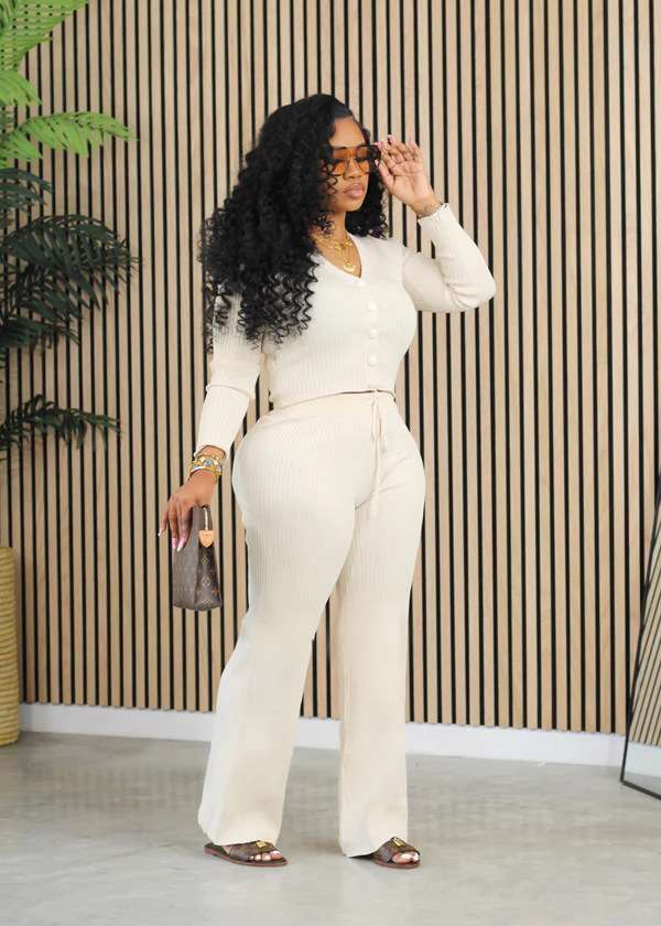 Long Sleeve Top and Pant Two Piece Set image 3
