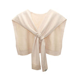Solid Korean Knit Shawl Autumn Winter image 4