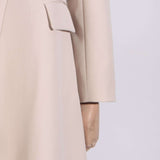 Slanted Placket Single Button Coat image 7