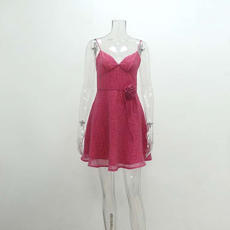 Spaghetti Strap Dress with Ruffle Hem image 5