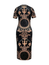 Print Bodycon Midi Dress image 2