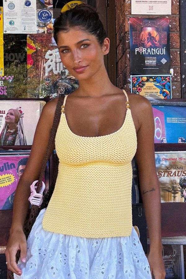 Stylish Knit Tank Top image 1