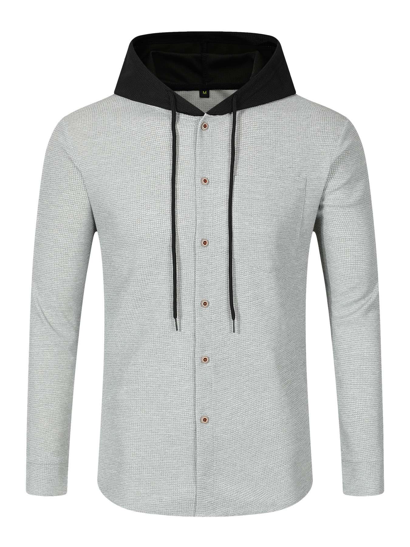 Slim Fit Waffle Hoodie & Cardigan Tracksuit image 5