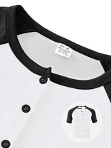 Casual Button Front Athletic T-shirt image 6