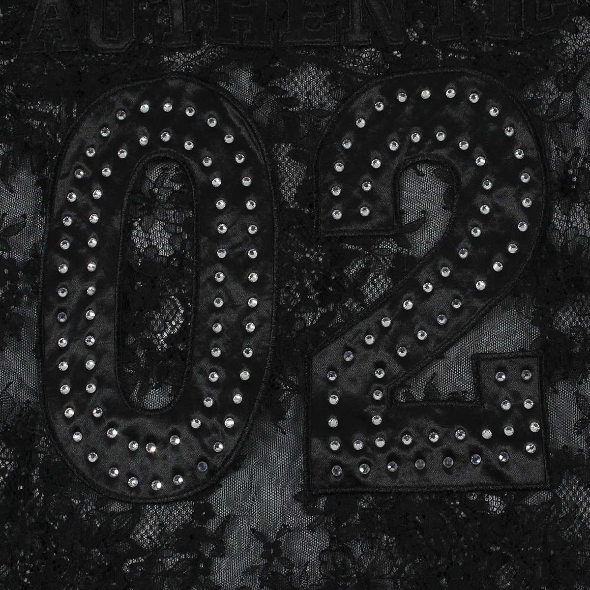 Sheer Lace Jersey Dress image 3