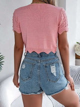 Crochet Tie-Front Top image 5