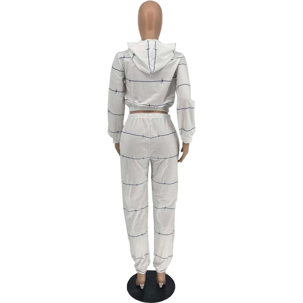 Casual Sweatsuit Long Sleeves Top & Pant Set image 5