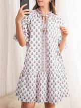 Floral Dress with Accents image 0