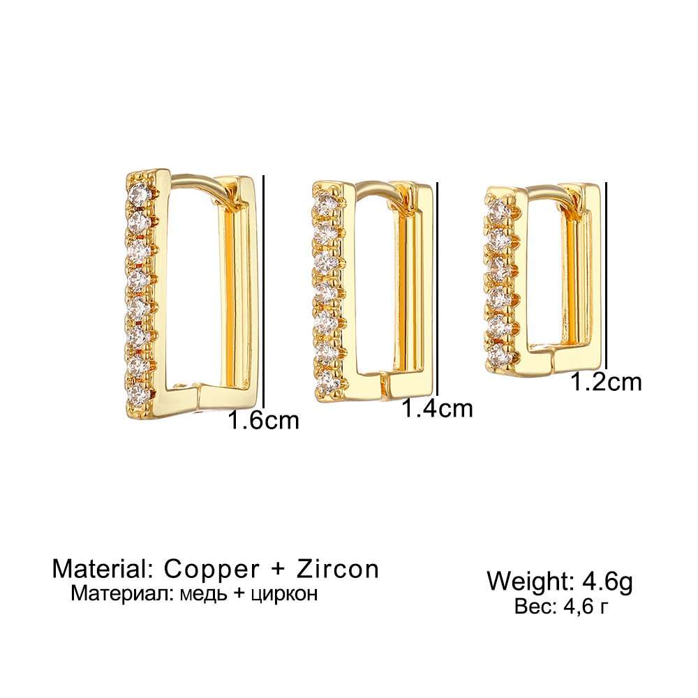 Korean Earrings Alloy Stud image 4