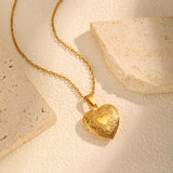 Elegant Gold Heart Pendant Necklace image 4