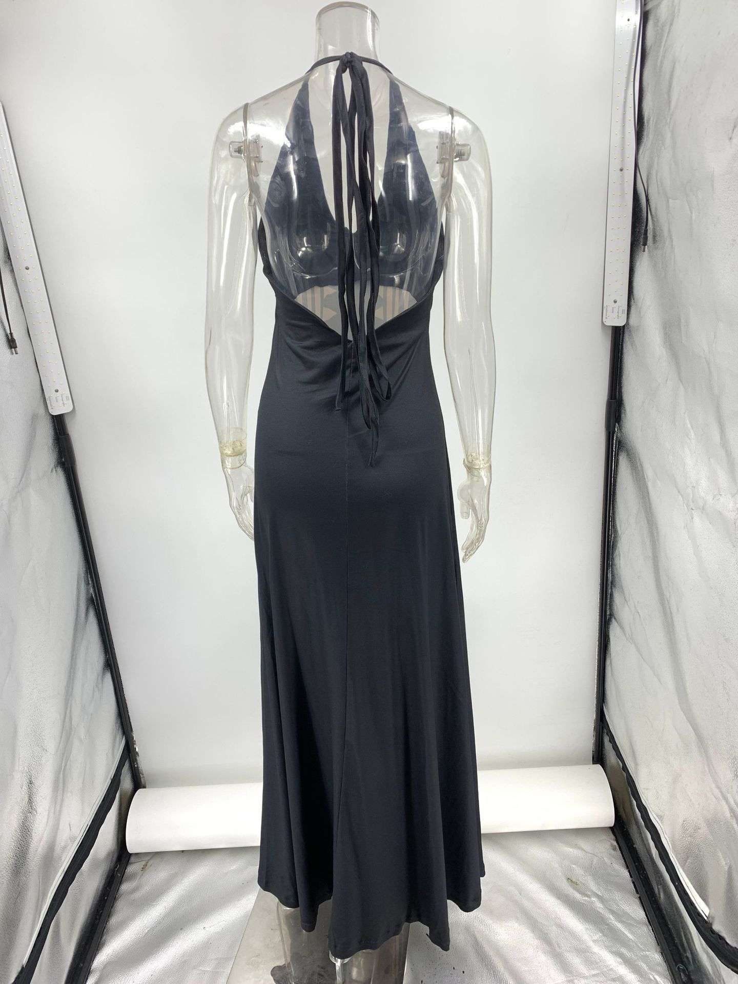 Elegant Black Maxi Dress image 2