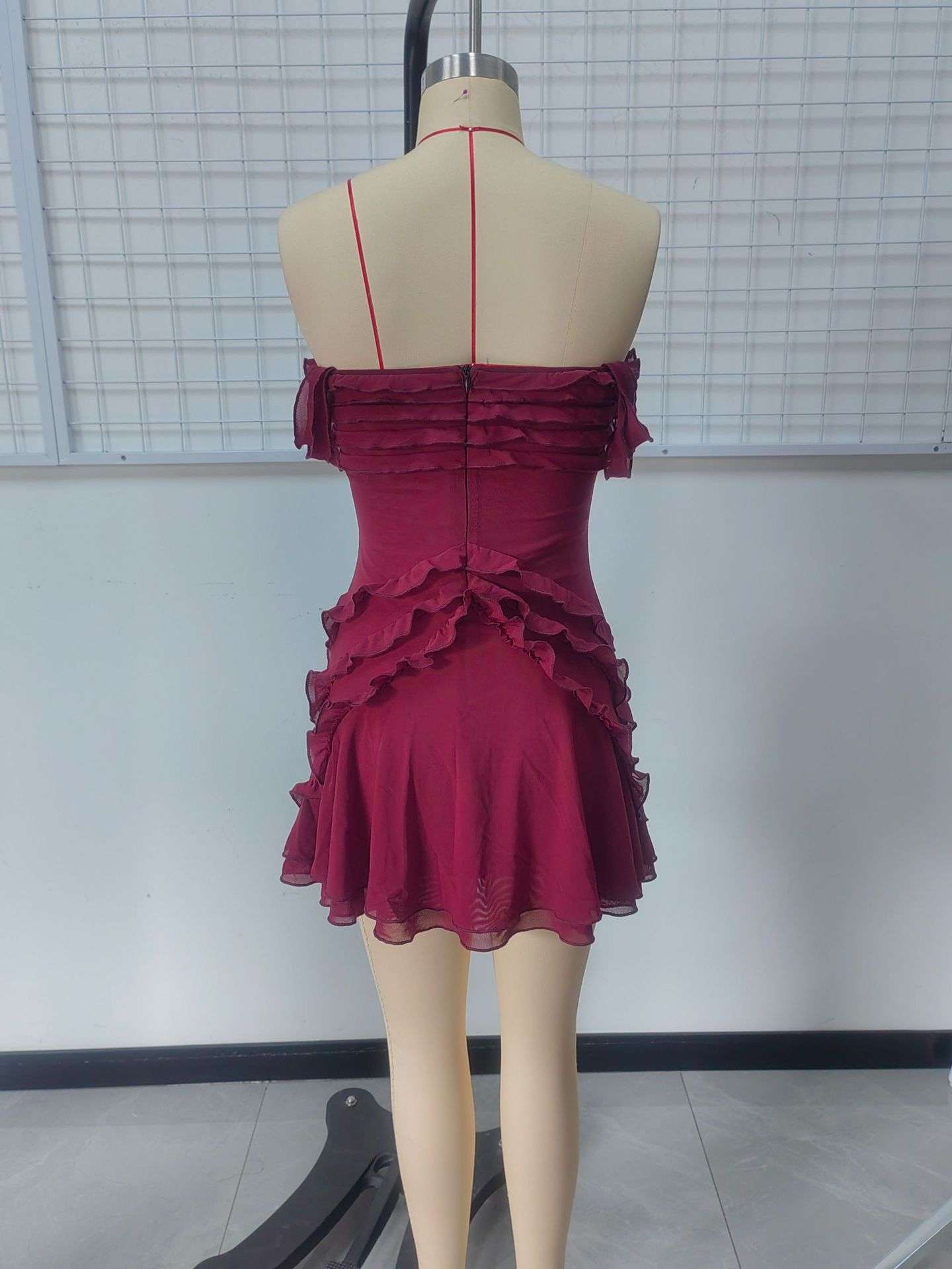 Ruffle Off-Shoulder Mini Dress image 8