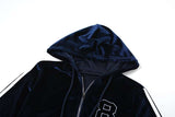 Two Piece Tracksuit Zip Up Hoodie Sweatshirt image 7