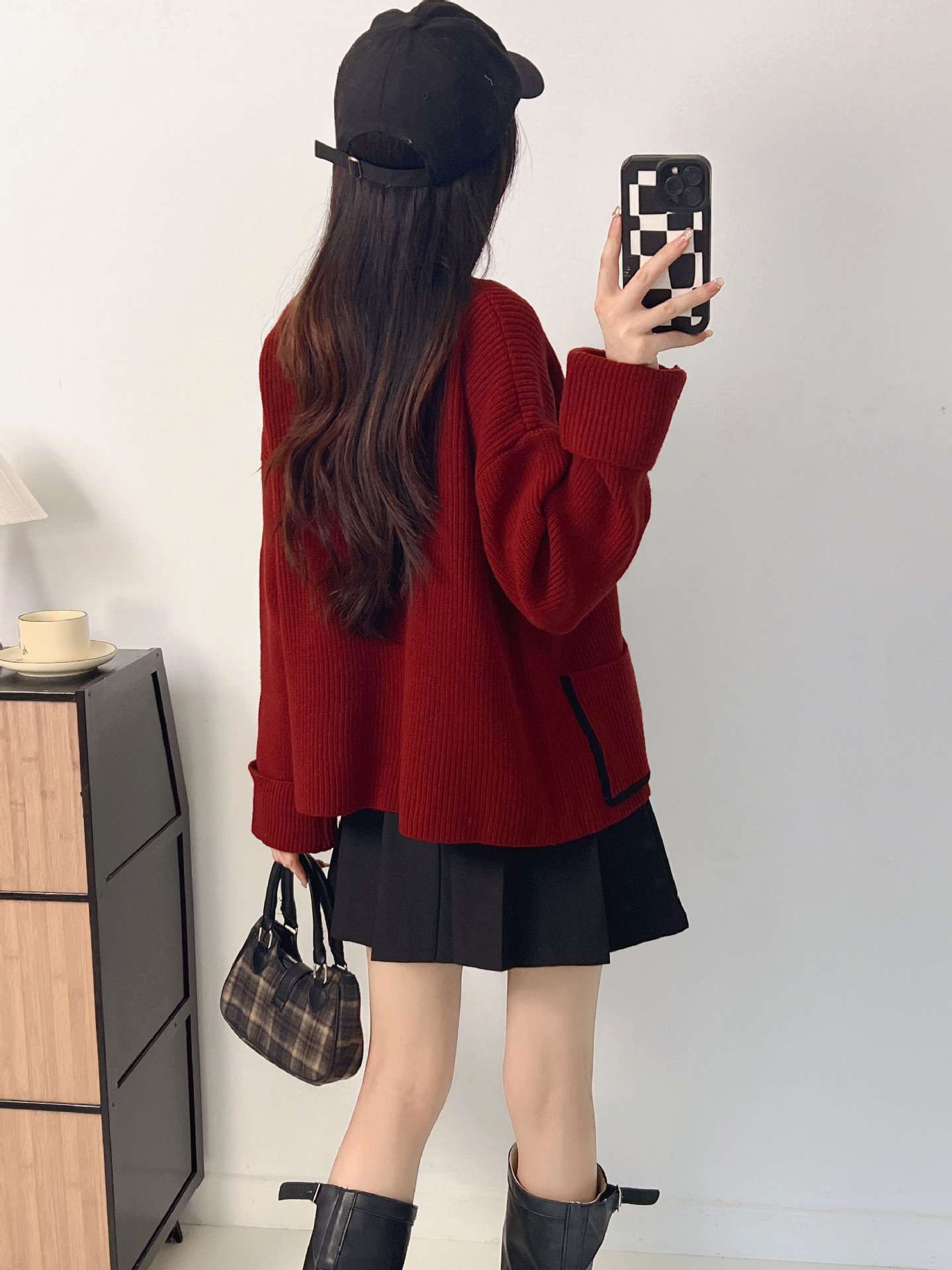 Warm Oversized Knit Cardigan image 5