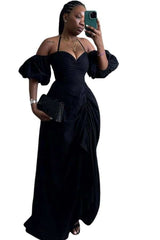 Puff sleeves off shoulder Dress image 0