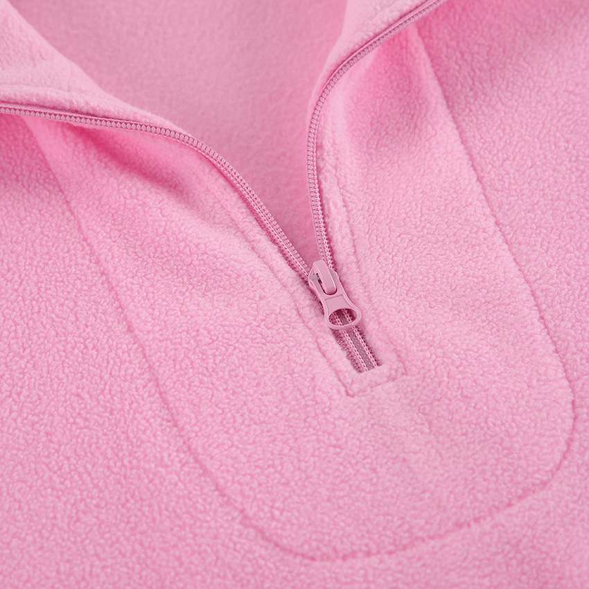 Casual Quarter-Zip Fleece Pullover image 5