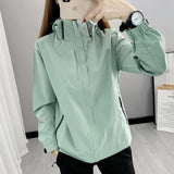 Running Wear Casual Sports Windbreaker Jacket - M, Tendril Green image