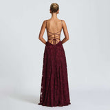 Floral Maxi Dress with Spaghetti Straps image 5