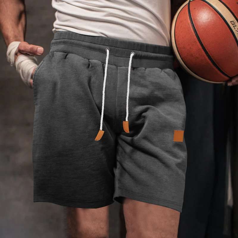 Athletic Sweat Shorts - M, Dark Grey image