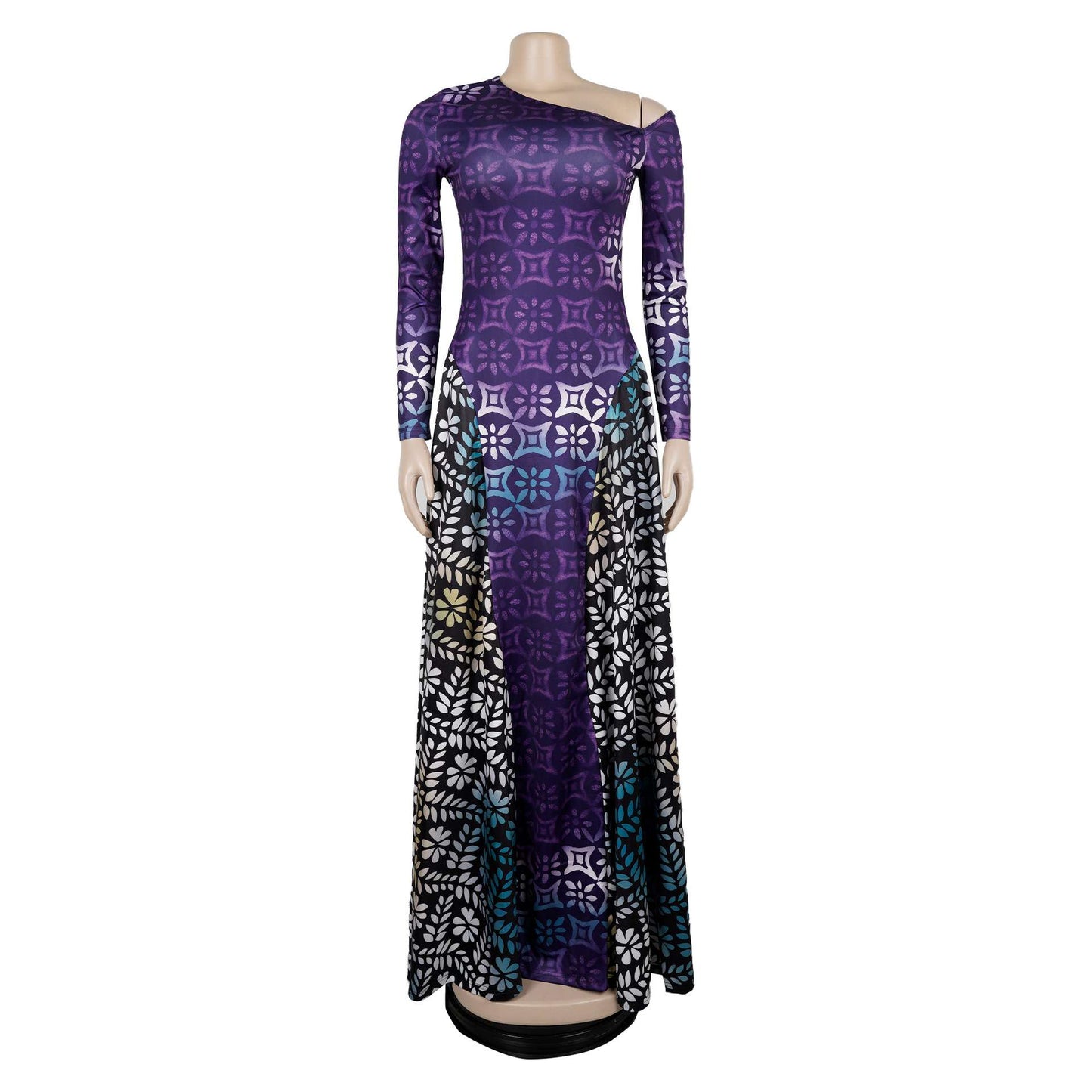 Floral Off-Shoulder Evening Dress image 5