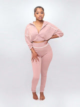 Stylish Activewear Set - L, Pink image