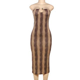 Snake Print Bodycon Dress image 3
