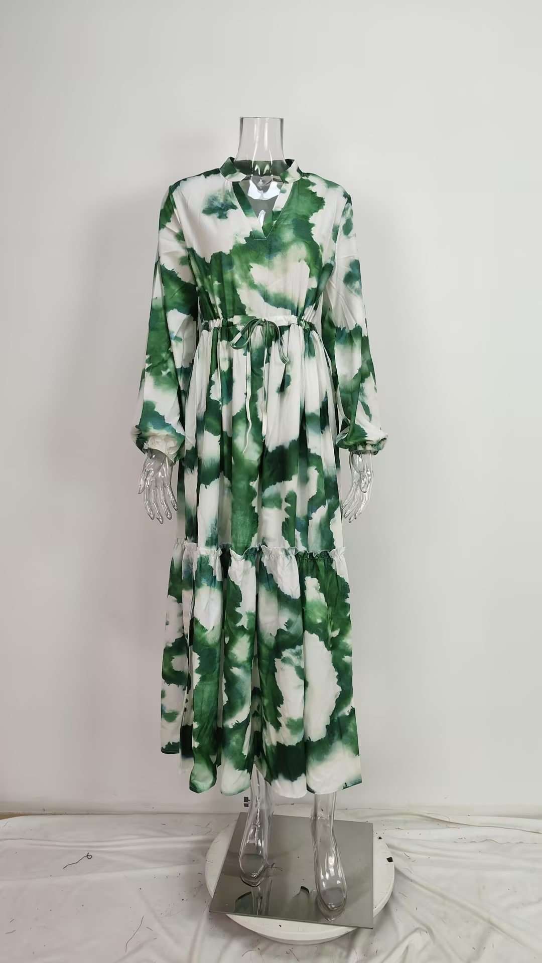 Elegant V-Neckline Maxi Dress image 3